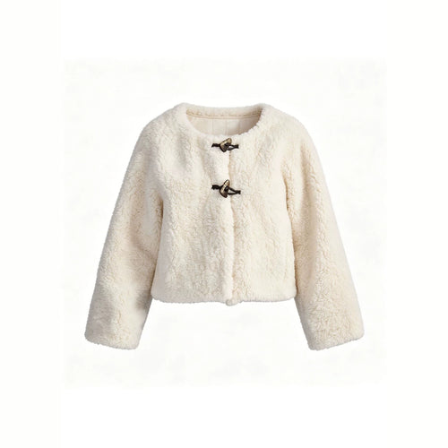 Damen Kuschelige Fleecejacke Drune