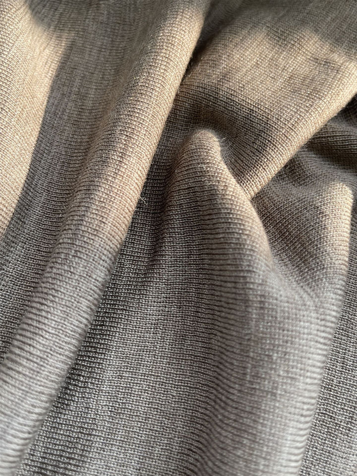 Damen weicher strukturierter Strickpullover Drune