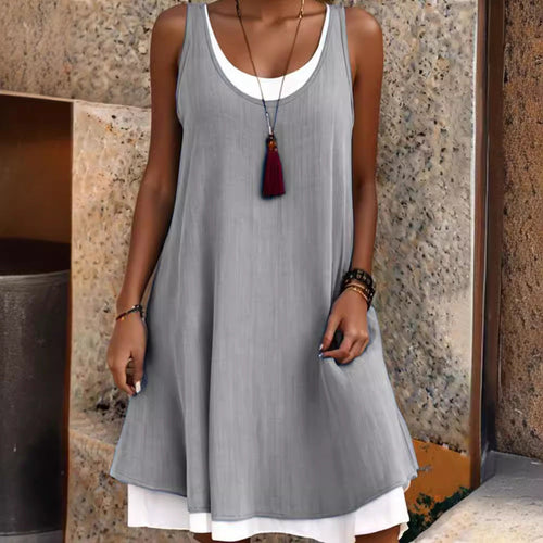 Damen lässiges Sommerkleid Drune