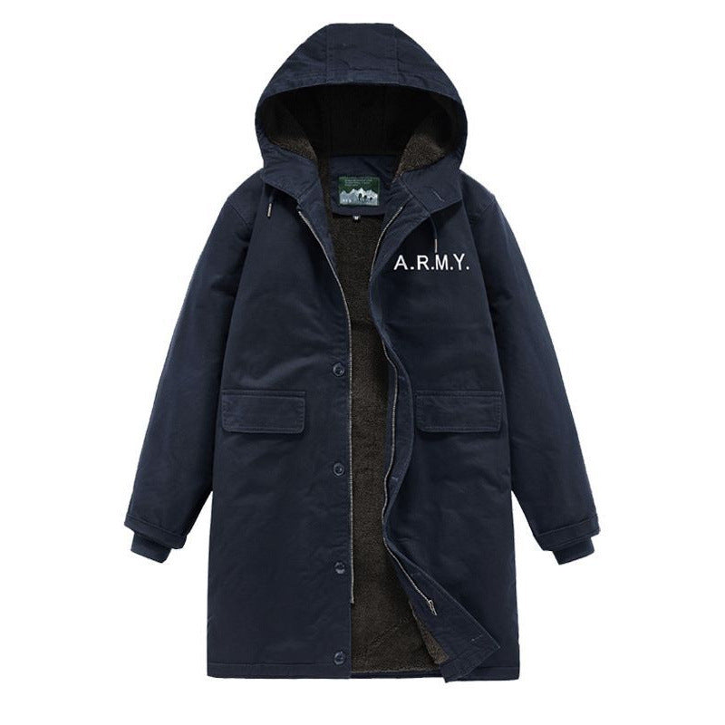 Herren Lange Parkajacke Drune