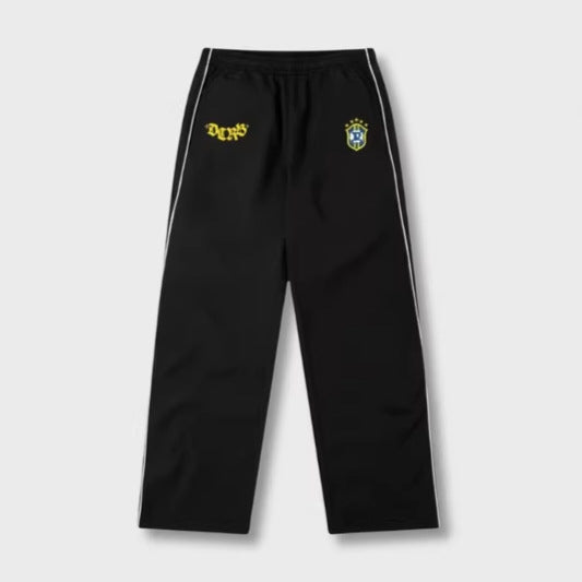 Herren nan sportliche Jogginghose mit elastischem Bund, seitlichen Kontrastpaspeln und geradem Schnitt Drune