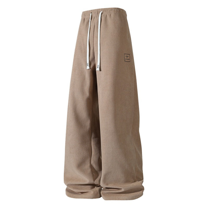 Damen Gefütterte Cord-Jogginghose mit Teddyfutter, Kordelzugbund & Seitentaschen Drune