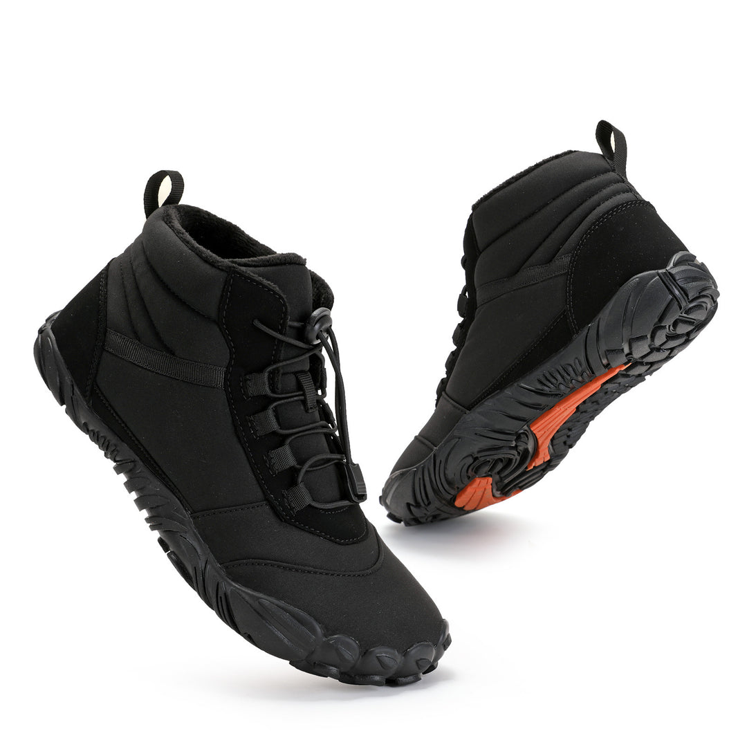 Unisex nan knöchelhoher Winter-Explorer-Boot mit Fleecefutter, Schnellzug-Schnürung und rutschfester Multiterrain-Sohle Drune