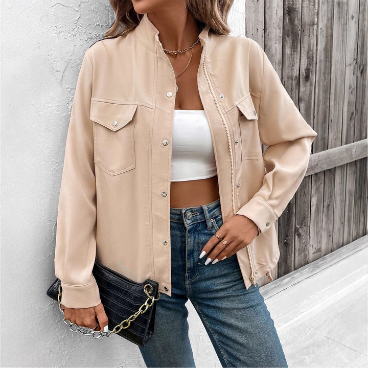 Damen Lässige Blousonjacke Drune