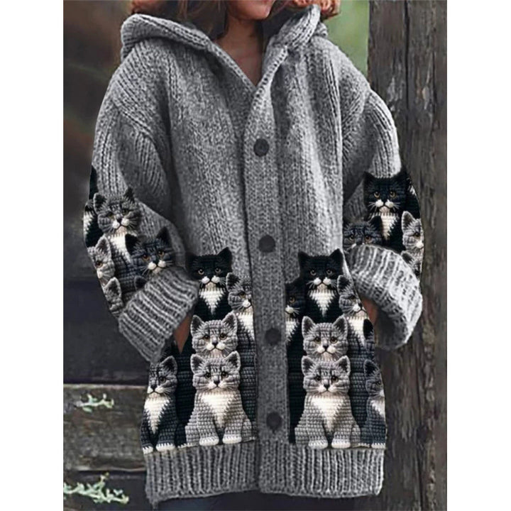 Drune | Streifenmuster-Cardigan