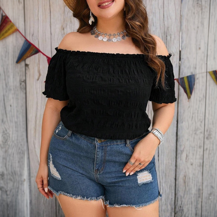 Damen Off-Shoulder Bluse Drune