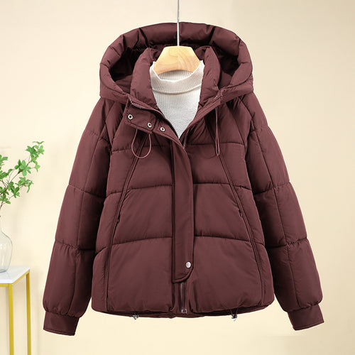 Damen hochwertige wattierte Funktionsjacke mit Kapuze und isolierenden Einsätzen Drune