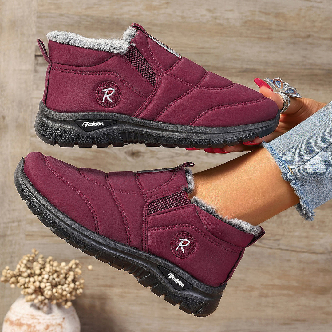 Damen Sportliche Winterstiefel Drune