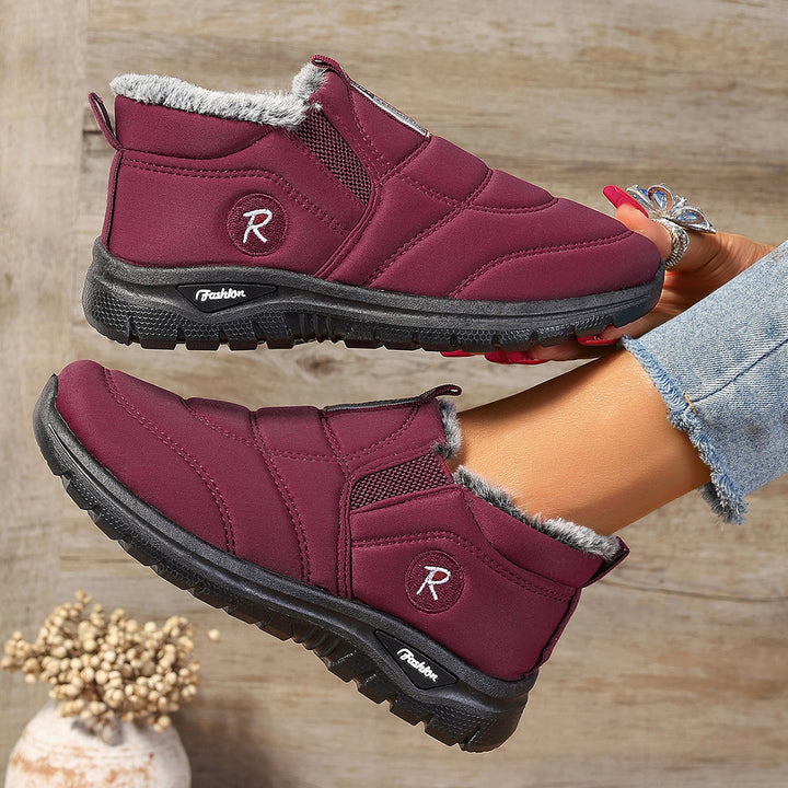 Damen Sportliche Winterstiefel Drune