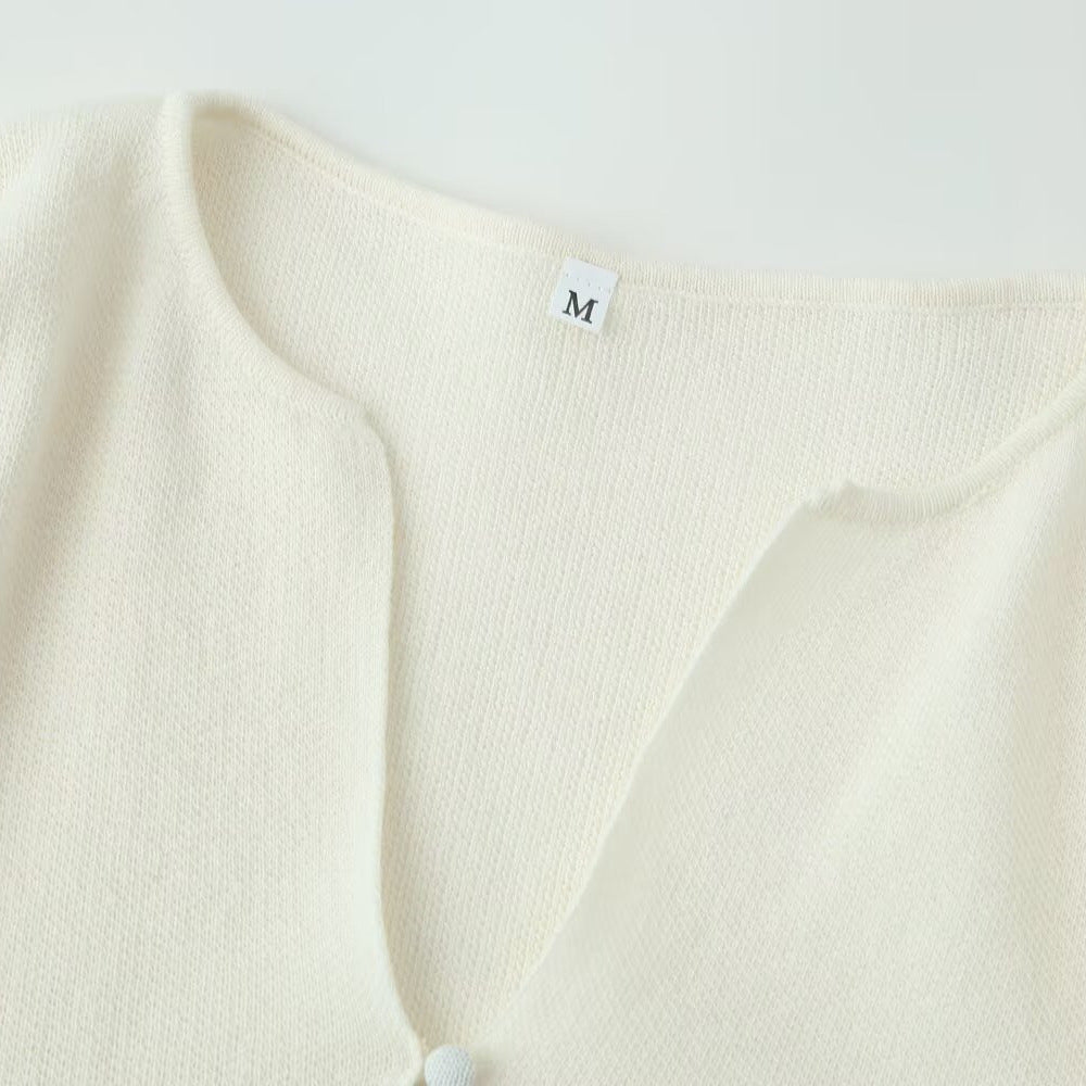 Damen plissiertes Midi-Kleid mit V-Ausschnitt Drune
