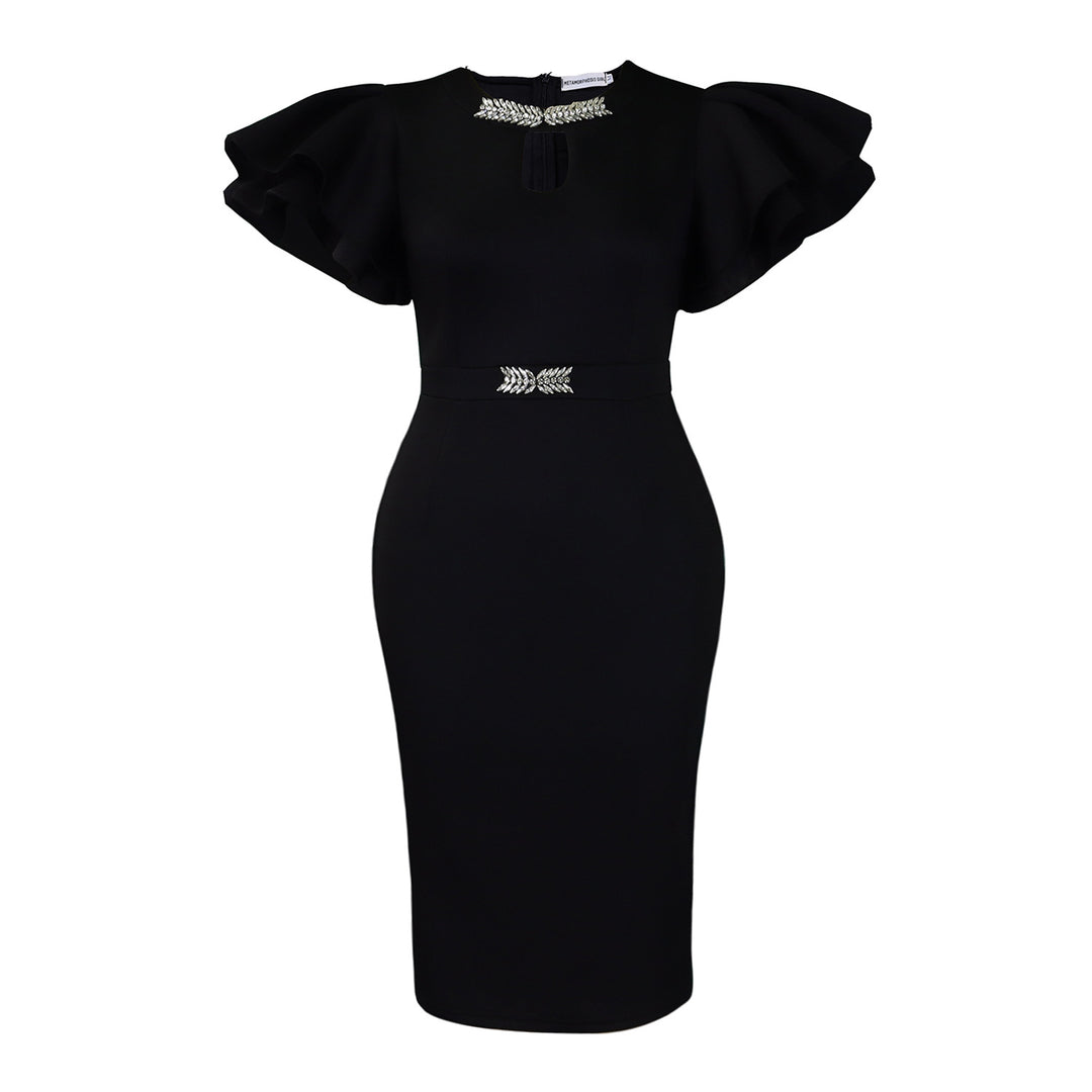 Damen elegante Cocktailkleid Drune