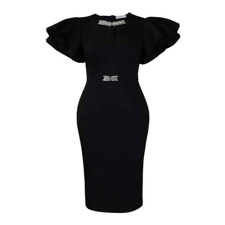 Damen elegante Cocktailkleid Drune