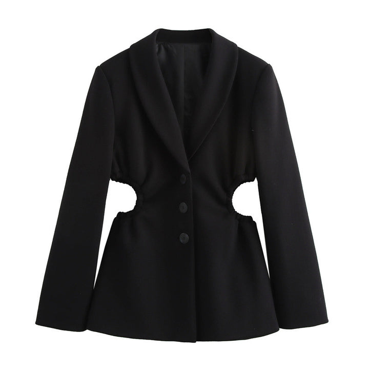 Damen modische Blazerjacke mit innovativen Cut-Outs Drune