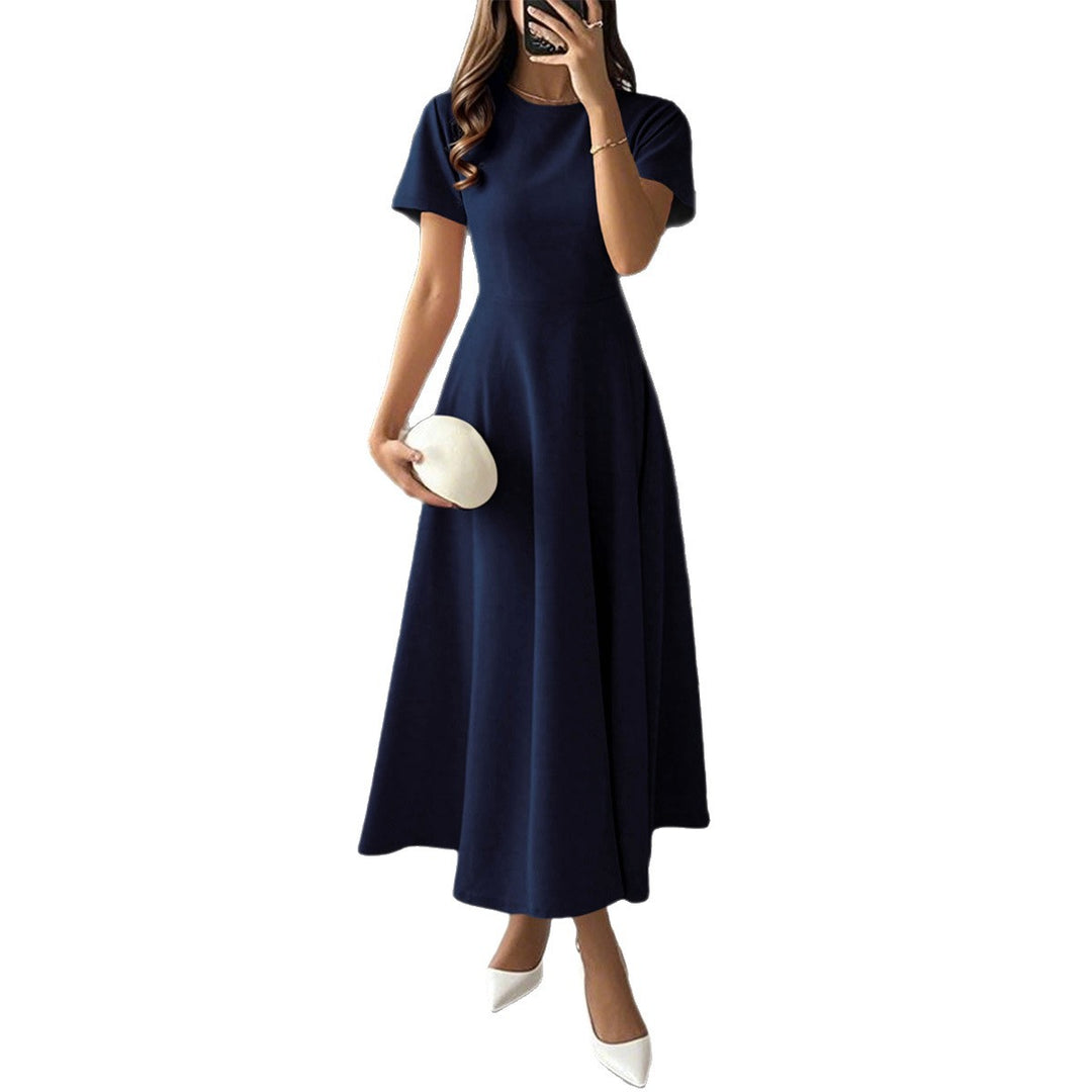 Damen Midikleid mit elegantem Schnitt und weiten Ärmeln Drune