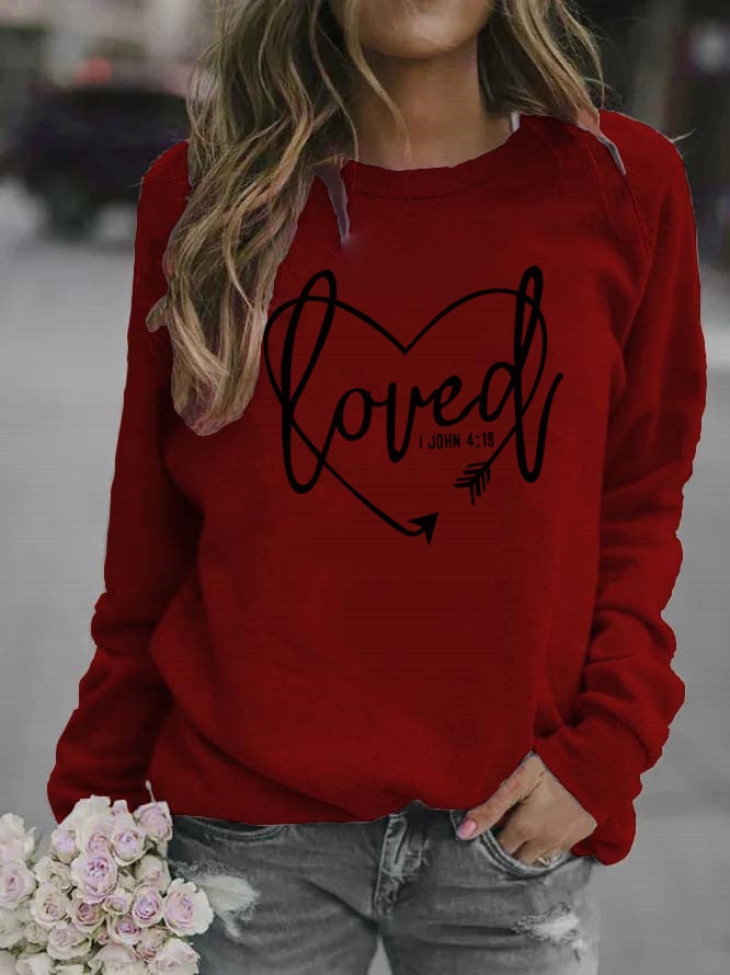 Damen Sweatshirt mit inspirierendem Schriftzug und trendigem Design Drune
