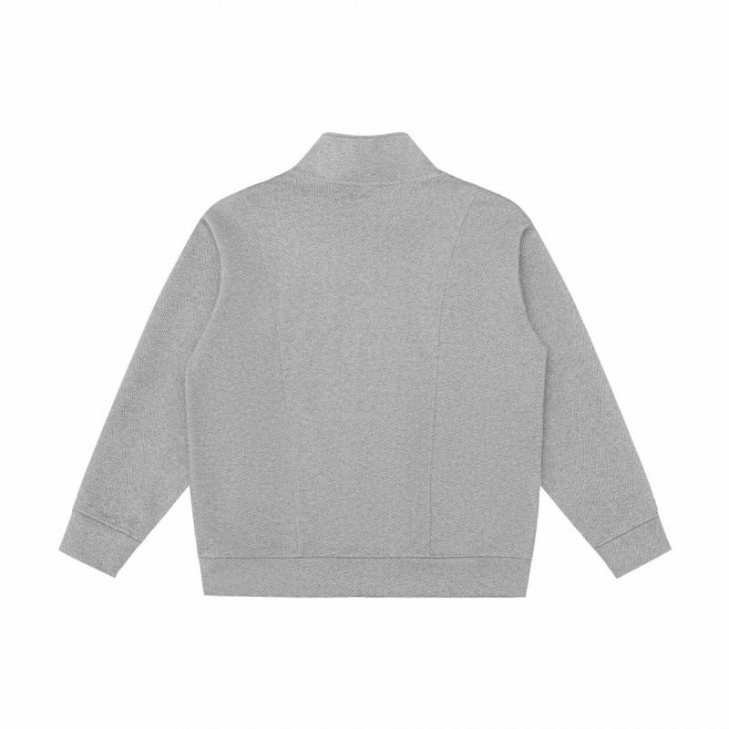 Unisex Boxy-Fleece-Zipjacke mit Stehkragen und Eingrifftaschen Drune