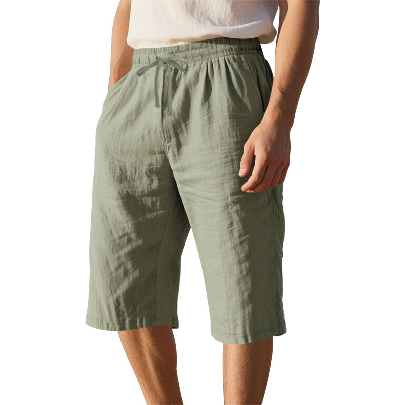 Herren leichte Freizeithose mit elastischem Bund und praktischen Taschen Drune
