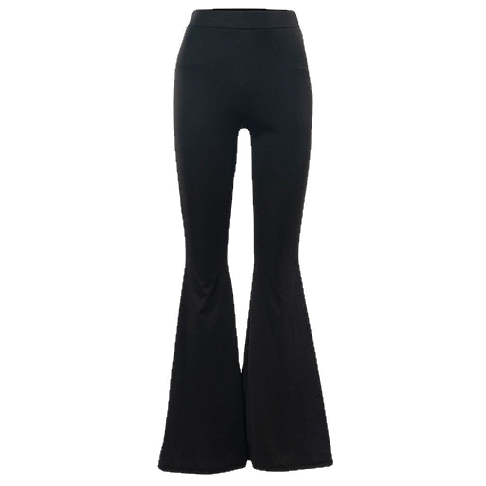 Damen Flared Leggings mit hohem Bund Drune