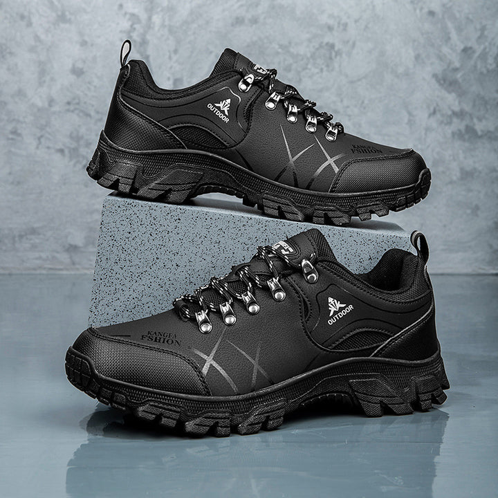 Herren nan robuste wasserabweisende Trekking-Schuhe mit profilierter Gummisohle Drune