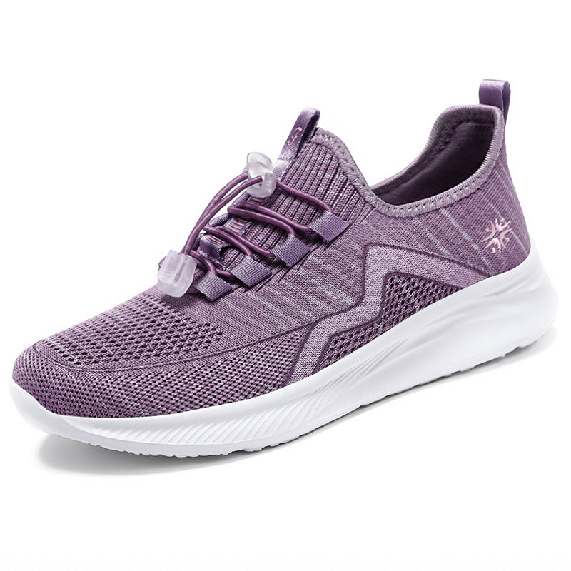 Damen Sportliche Leichtgewicht Sneakers mit elastischem Schnürsystem Drune