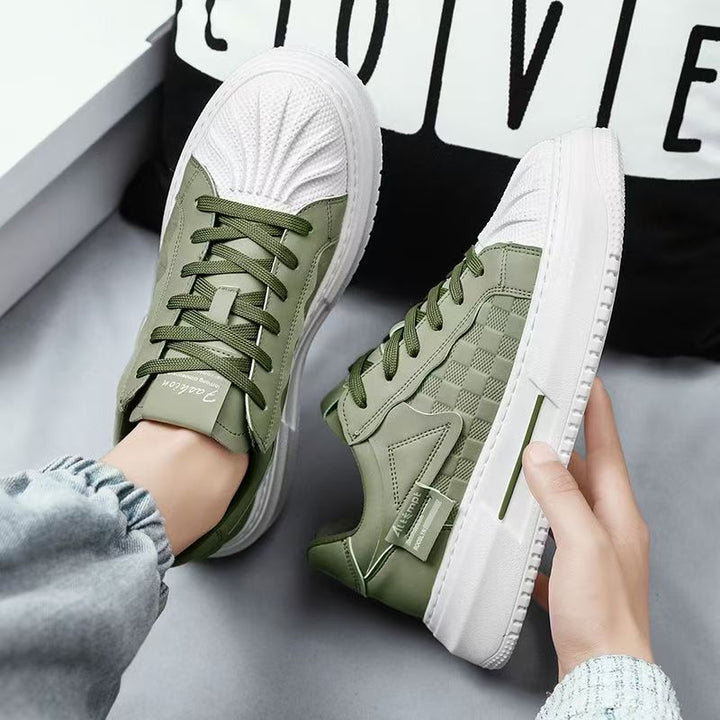 Damen modische Sneaker mit dickem Plateau und einzigartigem Design Drune