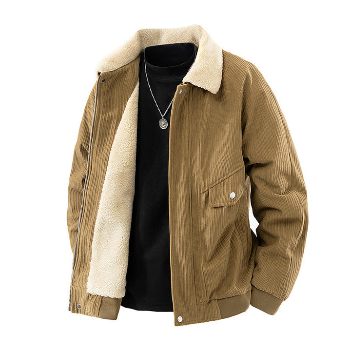 Herren Gemusterte Cordjacke Drune