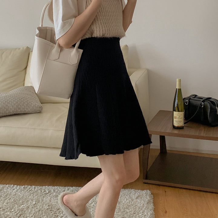 Damen Strick-Midikleid mit strukturiertem Design Drune