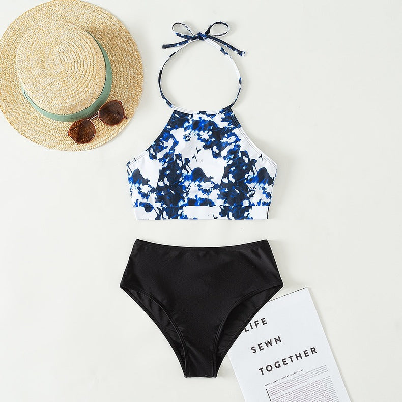 Damen Hochgeschnittenes Bikini-Set Drune