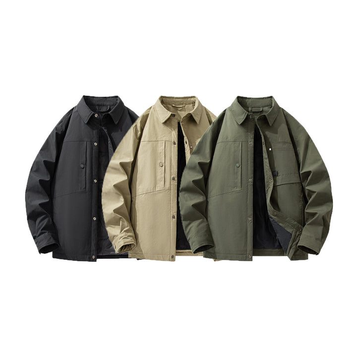 Herren Funktionale Fieldjacke mit Thermofutter und Utility-Taschen Drune