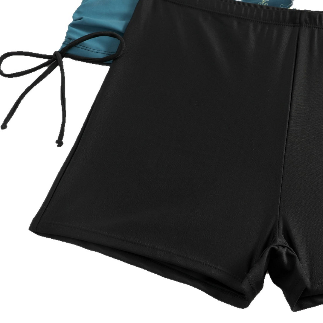 Damen Tankini mit Schmetterlingsmotiv und Badeshorts Drune