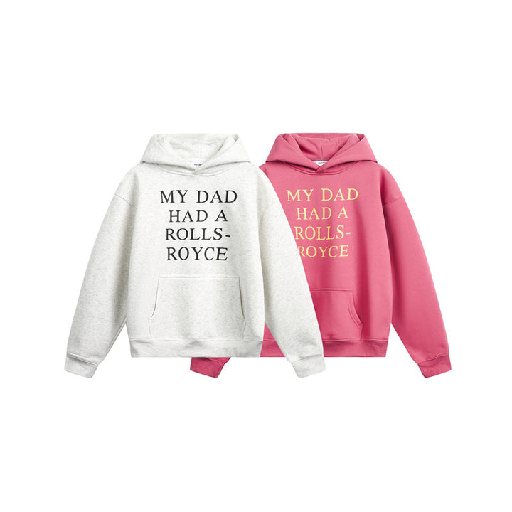 Damen Kapuzenpullover mit Statement-Print und Oversize-Schnitt Drune