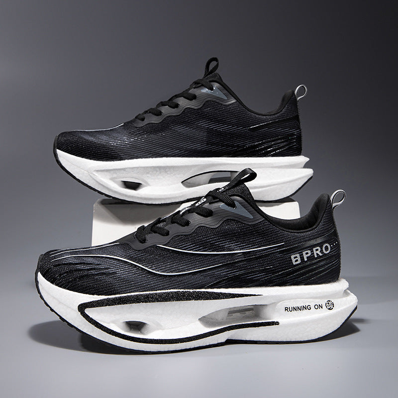 Unisex Performance-Laufsneaker mit Drehverschluss, geformter Hohlkammer-Zwischensohle und atmungsaktivem Strickobermaterial Drune