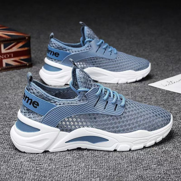 Damen Sportliche Lauf-Sneaker mit atmungsaktivem Mesh-Obermaterial und dämpfender Sohle Drune