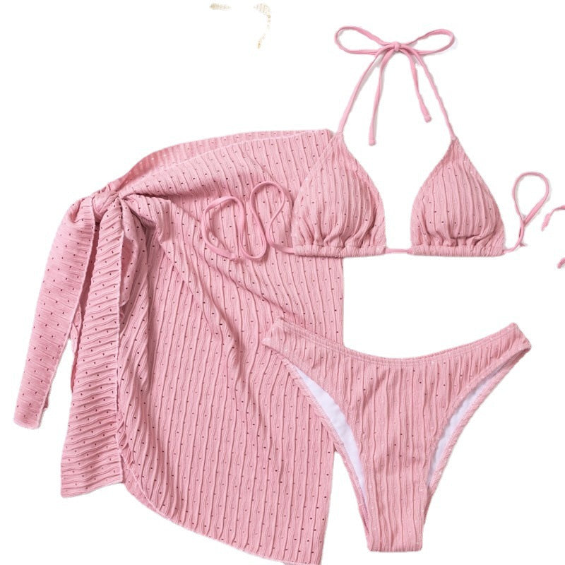 Damen Triangel-Bikini mit Wickeltuch Drune