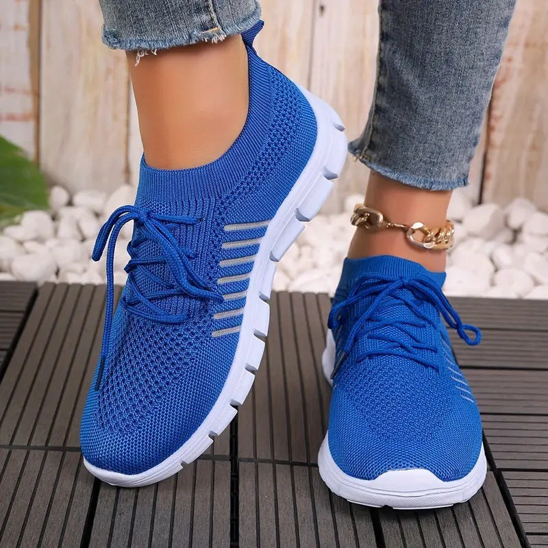 Damen Leichte Strick‑Sock‑Sneaker mit elastischem Schaft und flexibler Profilsohle Drune