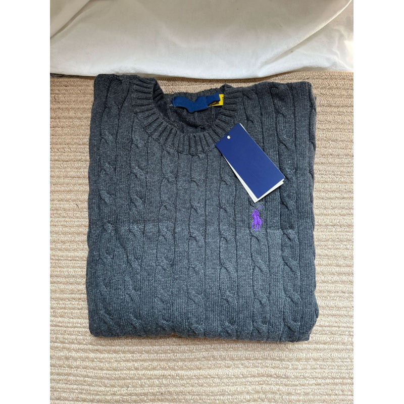 Damen Grob gestrickter Pullover Drune