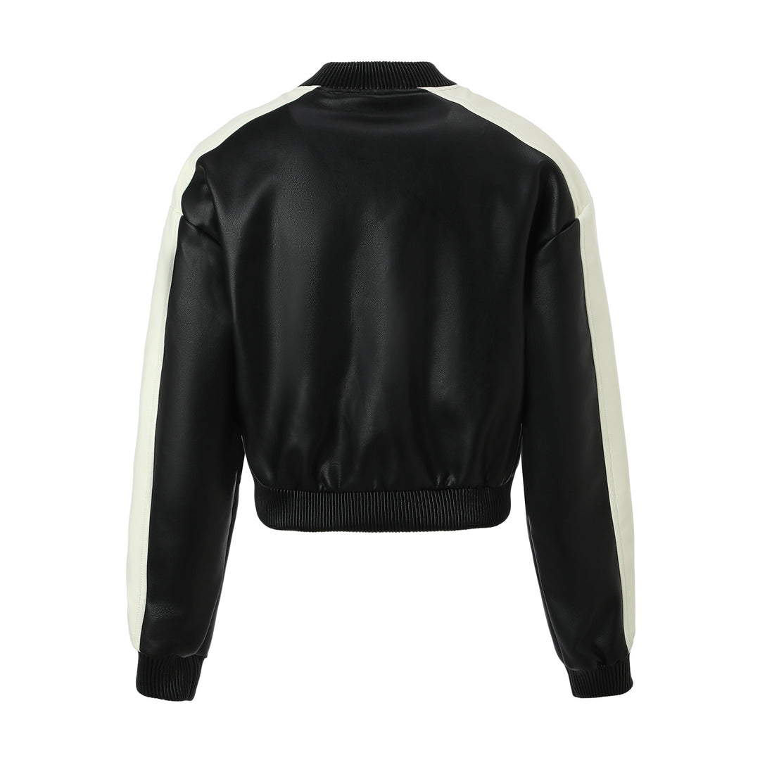 Damen Lässige Lederjacke Drune