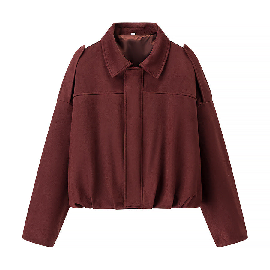 Damen cropped Übergangsjacke mit modernen Details und lässiger Passform Drune
