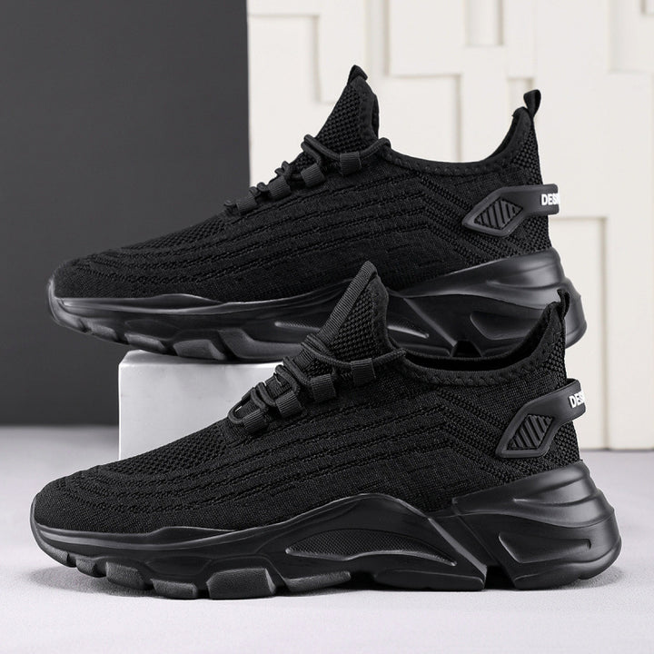 Herren Strick-Sockensneaker mit stoßdämpfender geformter Plateausohle Drune