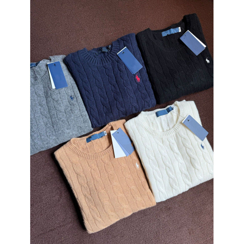 Damen Gemütlicher Strickpullover Drune