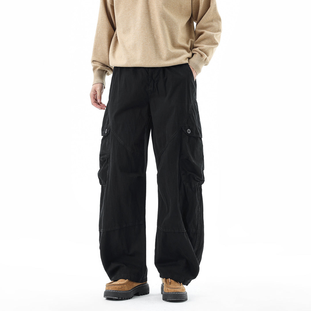 Herren weite technische Cargohose mit Mehrfachtaschen Drune