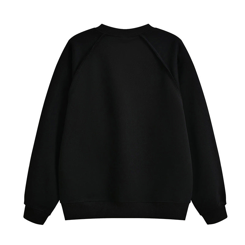 Unisex Oversize Sweatshirt mit Raglanärmeln und Rippbündchen Drune
