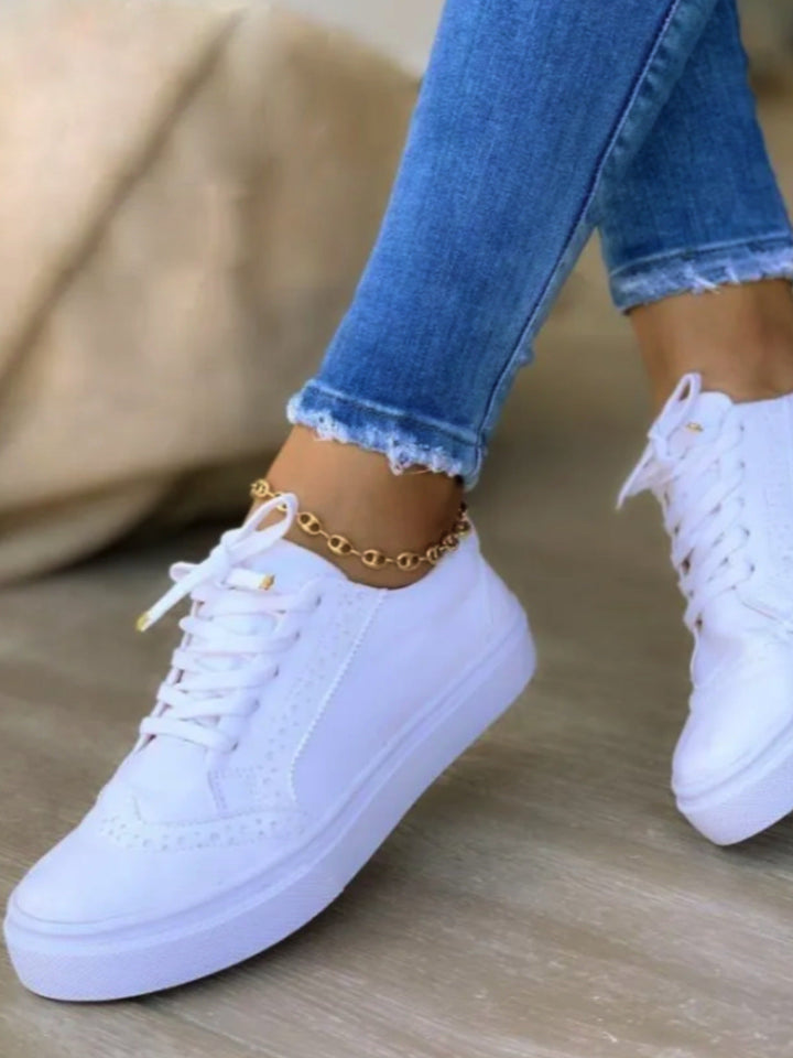 Damen Sneaker mit modischem Textilobermaterial und dämpfender Sohle Drune