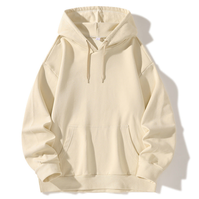 Unisex Oversize Kapuzenpullover aus schwerer Baumwollmischung mit Kängurutasche Drune