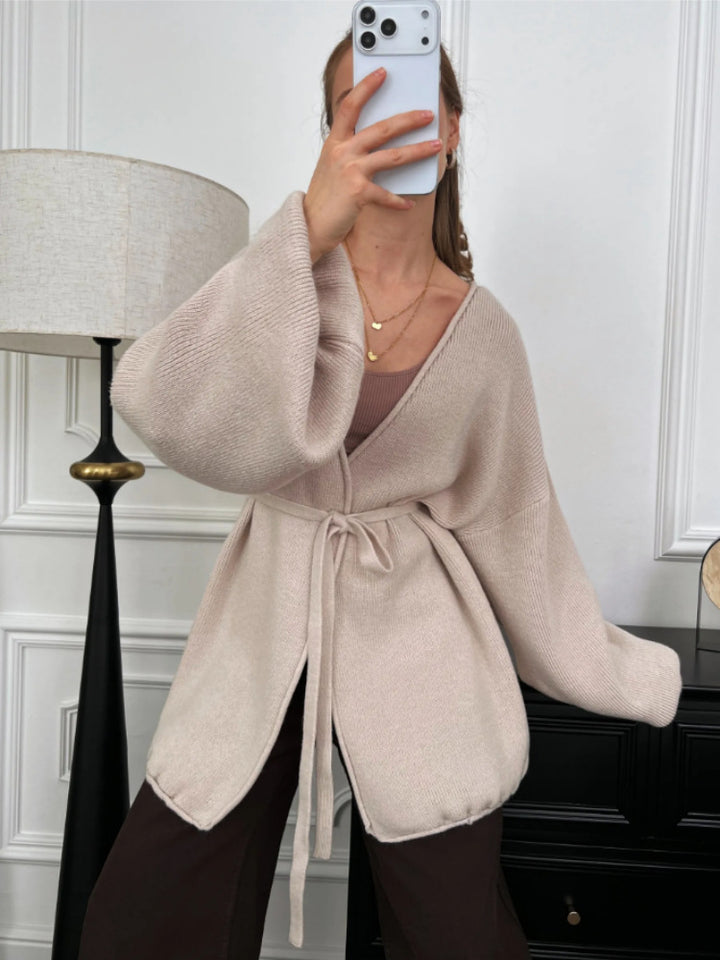 Damen Gemütlicher Oversized Strickcardigan Drune