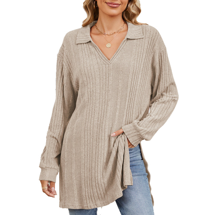 Damen Langarmshirt mit eleganter Struktur und modernem Look Drune