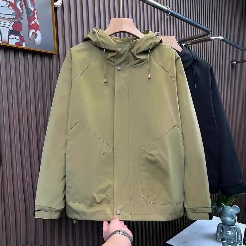 Herren Funktionsjacke mit hohem Kragen Drune