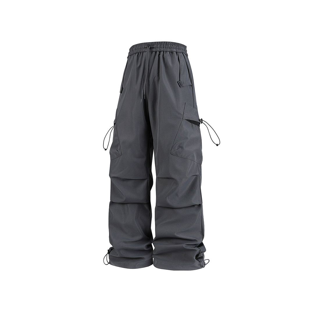 Herren Oversized Cargo‑Hose mit Tunnelzugbund, multifunktionalen Klapp‑ und Beintaschen sowie verstellbaren Kordelabschlüssen Drune