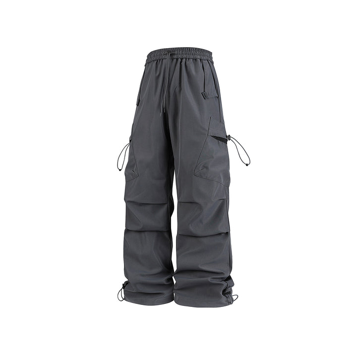 Herren Oversized Cargo‑Hose mit Tunnelzugbund, multifunktionalen Klapp‑ und Beintaschen sowie verstellbaren Kordelabschlüssen Drune