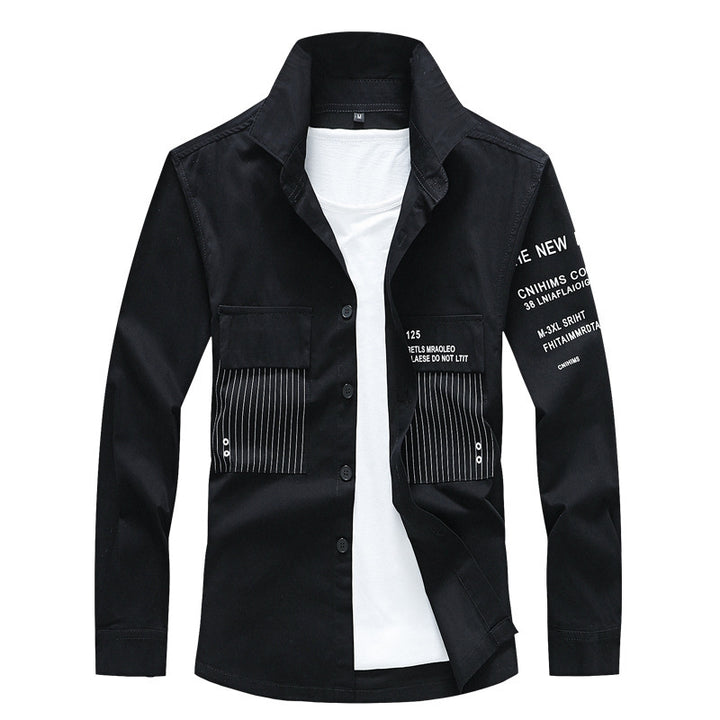 Herren Moderne Utility-Hemdjacke Drune